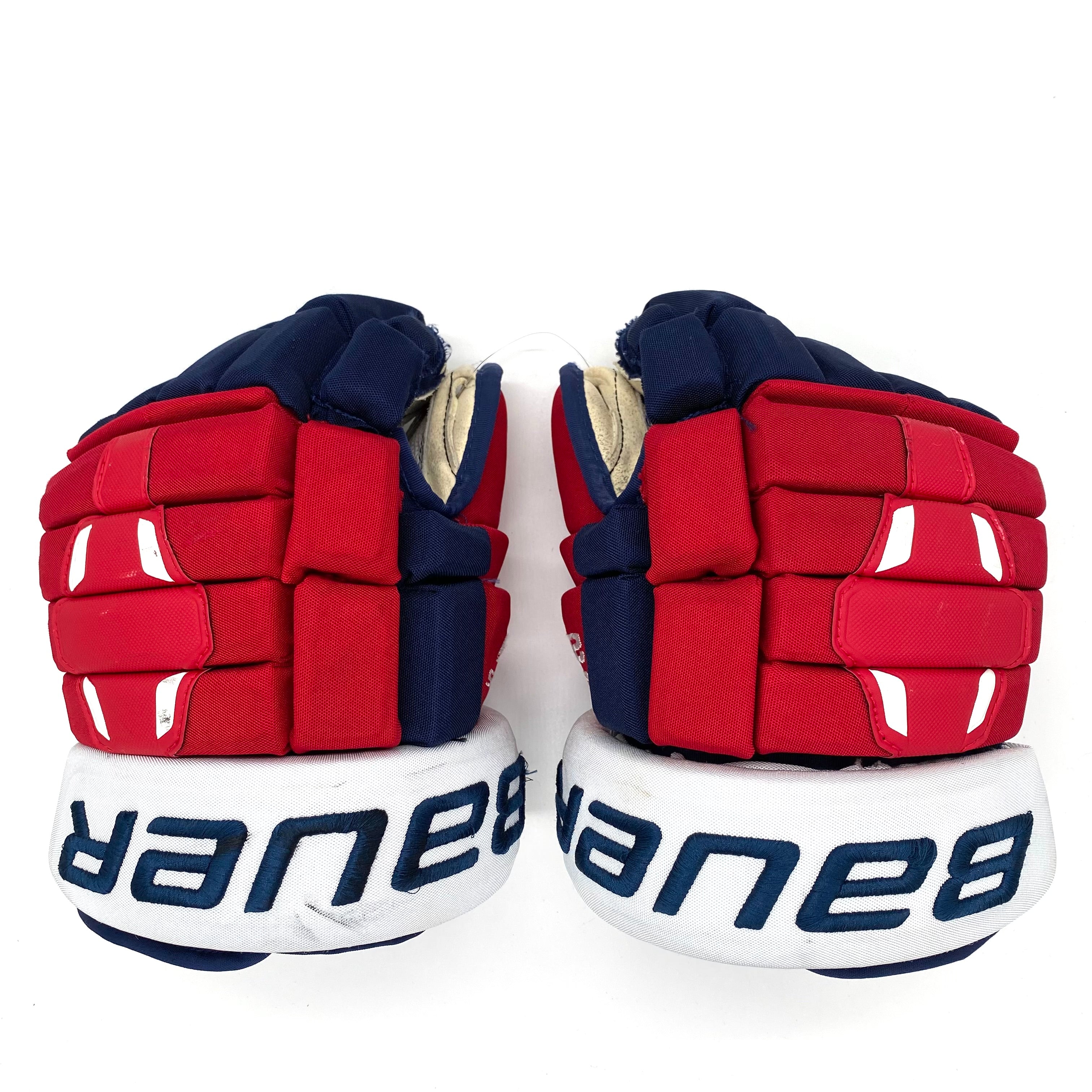 Gant Bauer Nexus 2N d'occasion de la LNH - Capitals de Washington - Erik Gustafsson (bleu marine/rouge/blanc)